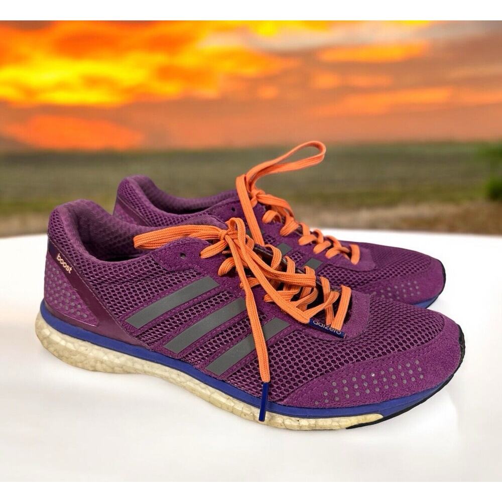 Adidas Adizero Adios Boost 2 #B41001 Purple Running Shoes Sneaker Women’s Size 7